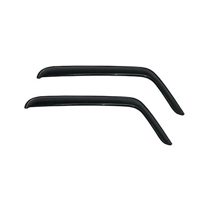 Tape On Wind Deflector Compatible with 07-18 Jeep Wrangler JK 2 Door Sun Rain Guards Window Vent Visors 92328 - size: Medium
