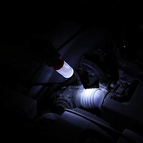 Twinkle Star Emergency Roadside Flares Kit LED Safety Strobe Road Warning Light Highway Beacon Alert Flare with Magnetic Base, Detachable Stand, Solid Storage Case (Set of 4) - color: Gray, size: 4 Sets