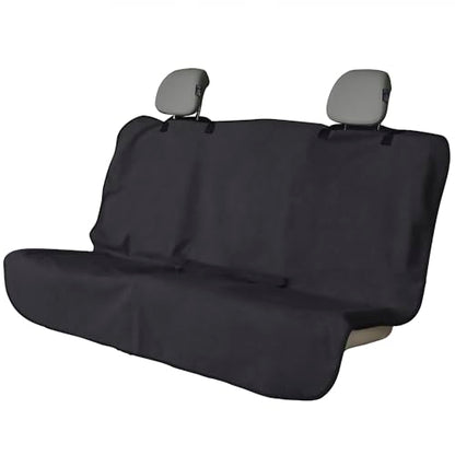 Back Seat Cover Waterpoof Rear Bench Towel Seat Cover for Gym Swimming Surfing Running, Non-Slip Rear Seat Protector Universal Fits Most Auto Truck Van and SUV (Bench Black) - color: Bench Black