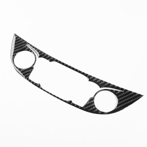 Black Carbon Fiber Compatible with Chevy/Chevrolet Malibu 2016-2025 2017 2018 2019 2020 2021 2022 2023 2024 Accessories Car Dash Climate Panel Cover Interior Trim Sticker Decal -B - color: Central Control Frame -B