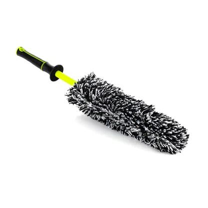 Detail Factory - Wheel Brush Kit with Interchangeable Microfiber Covers - Ultra-Soft Cleaning, Washing and Detailing Wheels, Tires, and Rims - Octane Ectoplasm - color: Ectoplasm