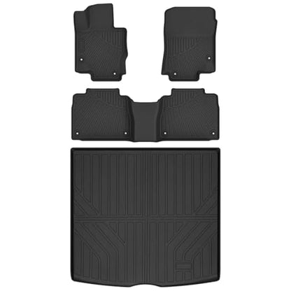 GLE350 Floor Mats - Fit for Mercedes Benz GLE 2020-2025 2026 (No for Coupe/AMG), All Weather Floor Mats & Cargo Liner for GLE350/GLE450 Accessories, Heavy Duty Waterproof - size: 4)Mercedes GLE/GLE 350/GLE 450【20-25】
