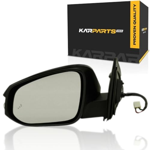 For Toyota RAV4 2015 2016 2017 2018 Mirror Driver Side | Outer | Rear | w/Signal Light | w/Blind Spot Detect | Paint To Match | TO1320343 | 879400R190C0 - color: Driver Side