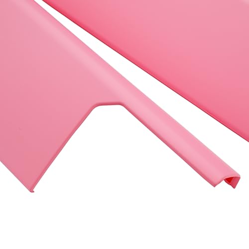 Barong for Tesla Cybertruck Accessoriess Interior Stickers Car Central Control Dashboard Panel Cover Trim Frame Decal Pink 2 Pieces - color: Central Control Dashboard Panel Cover 2pcs