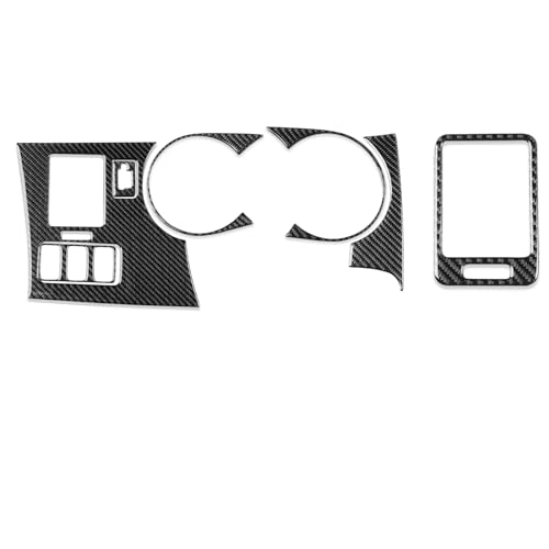 NVCNX Real Premium Carbon Fiber for Toyota 2nd Gen Tacoma Accessories 2005-2015 2006 2007 2008 2009 2010 2011 2012 2013 2014 Car Dash Dashboard Panel Cover Interior Trim Kit Overlay Sticker Decal 7PCs - color: Dash Panel Trim Kit - for 2005-2015