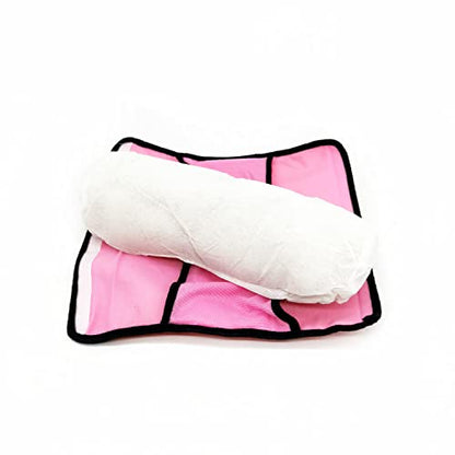 2 pcs Auto Pillow Car Safety Belt Protect, Shoulder Pad, Adjust Vehicle Seat Belt Cushion for Kids （Blue/Pink）