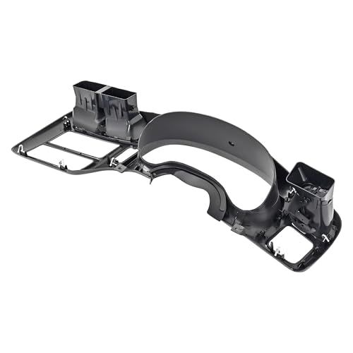 KUAFU Dash Trim Bezel Compatible with 1998-2004 Chevy Chevrolet S10 Blazer GMC Jimmy Paint ABS Plastic Light Gray Single Din Only - color: Light Gray