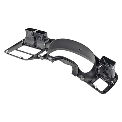 KUAFU Dash Trim Bezel Compatible with 1998-2004 Chevy Chevrolet S10 Blazer GMC Jimmy Paint ABS Plastic Light Gray Single Din Only - color: Light Gray
