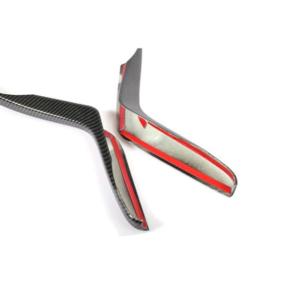 YINGTUU for Honda Civic Accessories 10th Gen 2016 2017 2018 2019 2020 2021 Side Gear Shift Panel Frame Trims Carbon Fiber Pattern - color: Side Gear Shift Panel Strips Trims