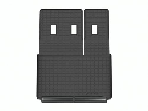 WeatherTech SeatBack Cargo Liner HP for Cadillac Escalade ESV, Yukon XL, Escalade-V ESV - Behind 3rd Row w/Bumper Protector (401466IMSK), Black - color: Black
