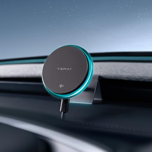 Car Mount Charger, 15W MagSafe Wireless Car Charger & Phone Holder for Tesla Model 3 2024+(Highland)- Strongest Magnetic Fast Charging Accessories Slideable Air Vent Mount with Silicone Pads - color: Slideable Vent Mount + Charging, size: Model 3 Highland