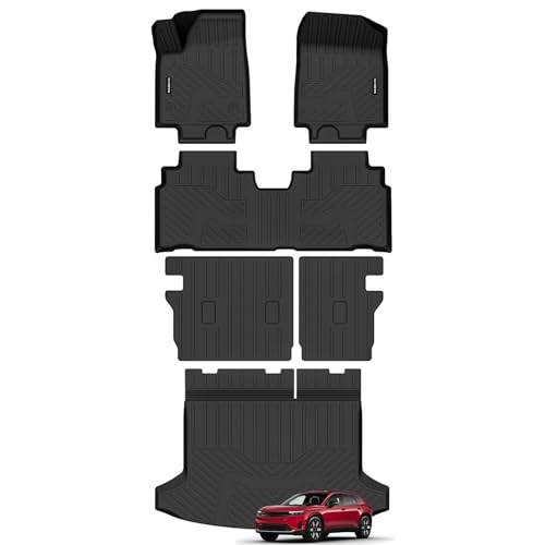 Naibeve Floor Mats for 2024 2025 2026 Honda Prologue/Chevrolet Chevy Blazer EV - All Weather Custom for Honda Prologue Floor Mats Trunk mat Backrest Mats Interior Accessories - size: 11)Blazer EV/Prologue|2024-2026