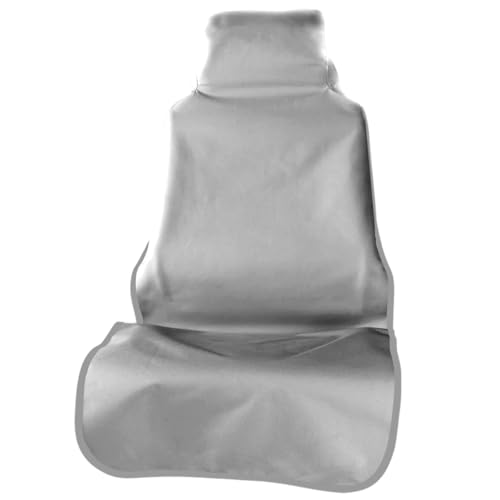 ZIMISI Waterproof Car Seat Cover, Dustproof Sweatproof Car Seat Protector, Washable Bucket Front Seat Covers, Universal Automotive Interior Accessories for Cars, SUVs, Trucks (Grey) - color: Grey