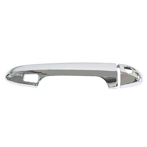 NewYall Chrome Outside Exterior Door Handle Covers for Toyota Highlander 2014-2019 Tacoma 2016-2023 Outer Front Rear Left Driver and Right Passenger Side with Smart Keyhole