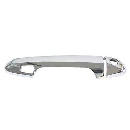 NewYall Chrome Outside Exterior Door Handle Covers for Toyota Highlander 2014-2019 Tacoma 2016-2023 Outer Front Rear Left Driver and Right Passenger Side with Smart Keyhole