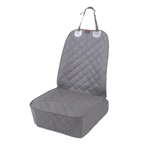 HONEST OUTFITTERS Dog Car Seat Cover 2 Pack, Waterproof Front Seat Car Cover for Cars, Trucks, and Suvs, Pet Front Cover for Cars, Nonslip Dog Seat Cover Grey - color: Grey-2pcs