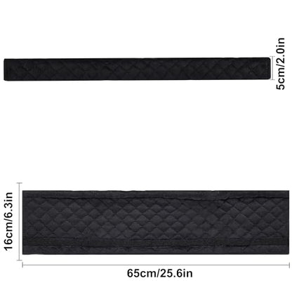 Amooca Soft Automotive Seat Belt Cover Seatbelt Shoulder Pad Neck Protector Cushions Universal Fit SUV Trucks Backpack Black Extra Long 25.6in - color: Black, size: 25.6in-1pc
