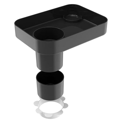 Car Seat Tray for Kids Travel, Carseat Tray for Food Toddler, Car Seat Table Tray, Car Seat Cup Holder Snack Tray for Graco, Evenflo, Chicco, Rotatable Removable Family Road Trip Essentials - Black - color: Black