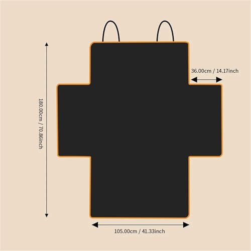 Universal Waterproof SUV Cargo Liner, Pet Mat Trunk Cover for Back Cargo Area