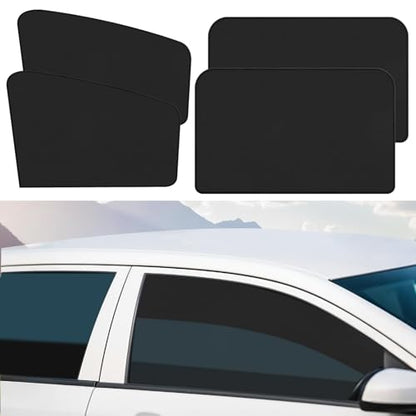 Car Windshield Sun Shade Privacy Covers，4 PCS Car Window Shades for Baby Block Light Curtains Sun Protection Shade Camping for Sleeping