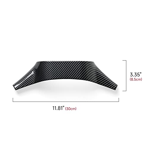 for Honda Civic 2022 2023 2024 11th Gen Accessories ABS Carbon Fiber Decals Interior Stickers - color: Steering Wheel Back Cover