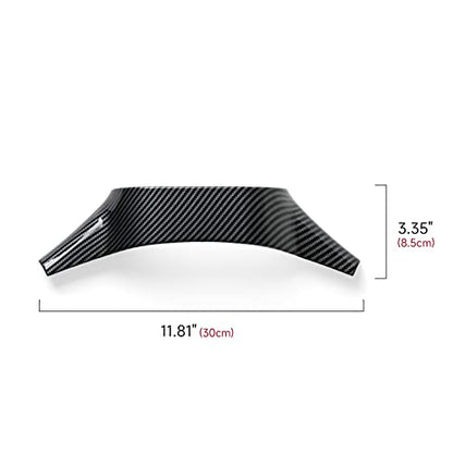 for Honda Civic 2022 2023 2024 11th Gen Accessories ABS Carbon Fiber Decals Interior Stickers - color: Steering Wheel Back Cover
