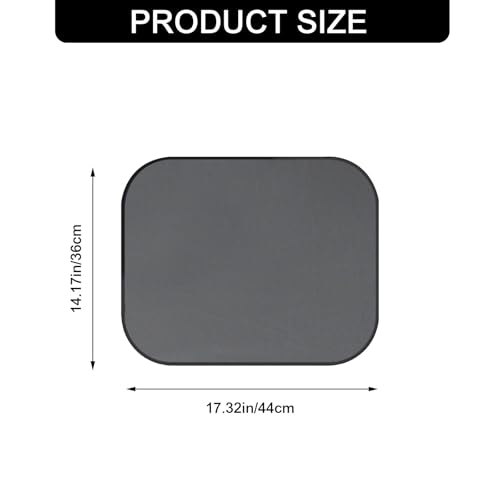 2PCS Car Side Window Sun Shade with 4 Suction Cups - Sun, Glare and UV Rays Protection - Universal Automotive Window Thermal Protectors Accessories for Truck SUV Car (17.3"x14.2") - size: 17.3"x14.2"