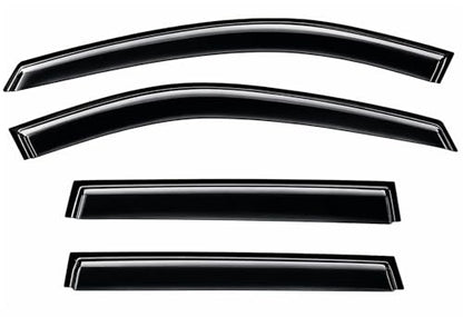 2021-2026 Tape-On Rain Guards for Nissan Rogue Side Window Visor Deflectors S SV SL Platinum Tinted Vent Shade Protectors 2022 2023 2024 2025 - size: For Nissan Rogue 2021-2026