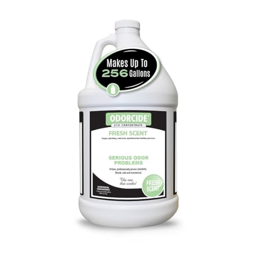 Odorcide Fresh Scent Odor Eliminator Concentrate – Odor Eliminator for Strong Odor on Carpet, Hardwood, & More – Smoke, Sweat, & Pet Odor Eliminator for Home w/Non-Enzymatic Formula, 1 Gallon - size: 128 oz