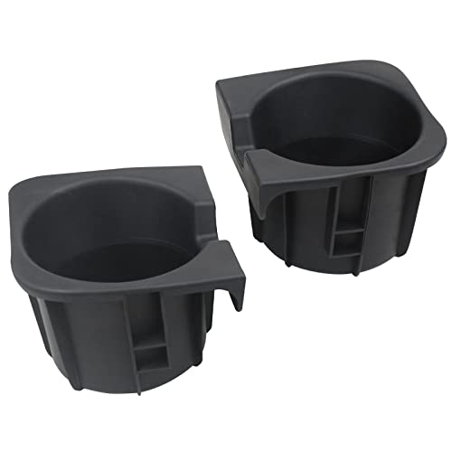 Osompar Cup Holder Insert (Pair) Compatible with 2005-2015 Toyota Tacoma Replaces 66991-04012 66992-04012 - size: 05-15 Tacoma