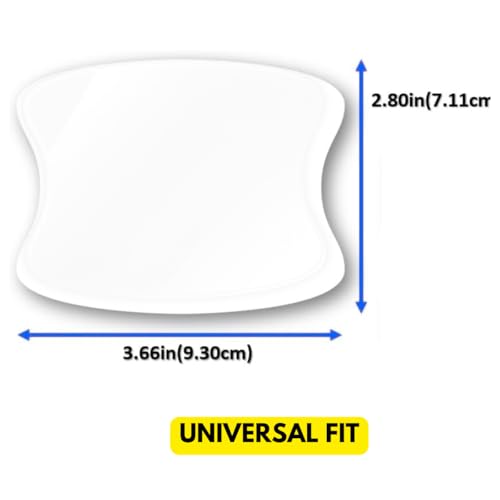6 Pack Door Handle Cup Protector Made with Paint Protection Film Car Accessories Car Cover Clear Film | Self-Healing Decal Anti Scratch Guard | Universal Fit Vehicles, SUV, Truck Upromax - size: Handle Cups/Clear/6 Pcs