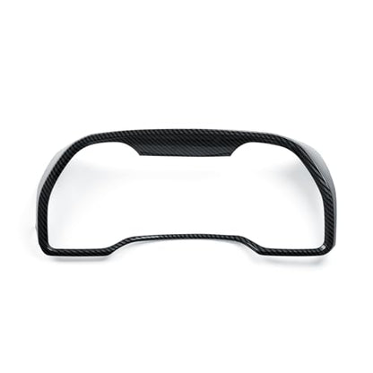 Car Speedometer Surround ABS Sticker Carbon Fiber Decal Cover Interior Trim Accessories for Toyota 4Runner SUV 2010-2025 Black - color: Speedometer Surround