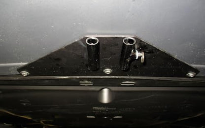 STO N SHO Front License Plate Bracket Compatible with 2015-2023 Dodge Challenger Non Wide Body (Except Hellcat) Without Adaptive Cruise - size: 15-23 Non Wide Body W/O ACC