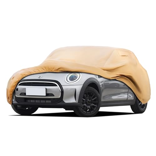 Heavy Duty Outdoor Car Cover Custom Fit for 2014-2026 Mini Cooper 2 Door,Windproof All Weather Waterproof Sun Rain UV Dust Snow Protection Outdoor Car Covers - size: Custom Fit Mini Cooper 2 Door