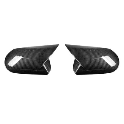 MAXDOM Side Mirror Caps Compatible with Toyota Camry (Carbon Fiber Pattern-Ox Horn Style, 2018-2025) - color: Carbon Fiber Pattern-Ox Horn Style