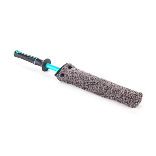 Detail Factory - Wheel Brush Kit with Interchangeable Microfiber Covers - Ultra-Soft Cleaning, Washing and Detailing Wheels, Tires, and Rims - Octane Riptide - color: Riptide