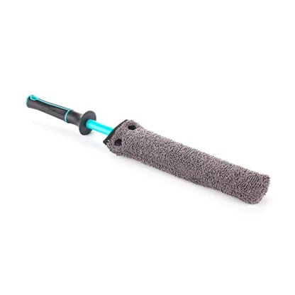 Detail Factory - Wheel Brush Kit with Interchangeable Microfiber Covers - Ultra-Soft Cleaning, Washing and Detailing Wheels, Tires, and Rims - Octane Riptide - color: Riptide
