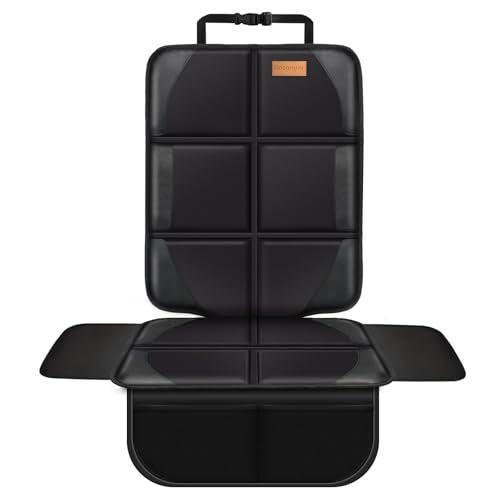 Bacgnyer Car Seat Protector, 1 Pack of Seat Protectors, Thickest Padded 600D Fabric Padding, Waterproof, Durable, Anti Slip Backing, Child Seat Protection, Suitable for Babies, Toddlers, Children - color: 1 Seat Protector