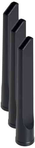 WORKSHOP Wet/Dry Vacs Vacuum Accessories WS12502A 1-1/4-Inch Wet/Dry Vacuum Crevice Tool is A Shop Vacuum Attachment for Tight Places, Black (Pack of 3) - size: 1-1/4" (Pack of 3)