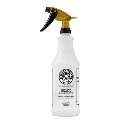 Chemical Guys Acc_136 Acid Resistant Sprayer, with 32 oz Heavy Duty Bottle, White - style: Acid Resistant Sprayer
