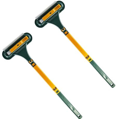 Window Screen Cleaning Brush,2 in 1 Window Screen Cleaner Tool with Squeegee,Mesh Screen Cleaner,Multi-Purpose Cleaning Brush for Patio, Door, Porch Screens (2 Yellow) - color: 2 Yellow