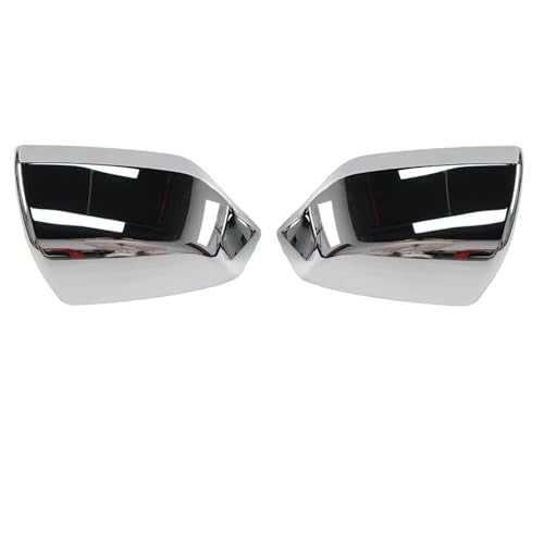 AUCERAMIC Chrome Side Mirror Cover Caps 2PCS Fit for 2021-2025 Chevy Tahoe Suburban, GMC Yukon/Yukon XL, Cadillac Escalade Stick-On Overlay