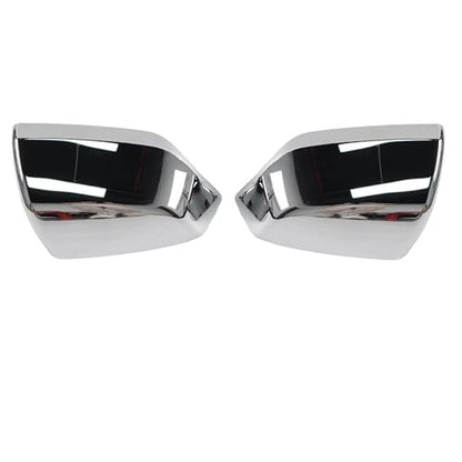 AUCERAMIC Chrome Side Mirror Cover Caps 2PCS Fit for 2021-2025 Chevy Tahoe Suburban, GMC Yukon/Yukon XL, Cadillac Escalade Stick-On Overlay