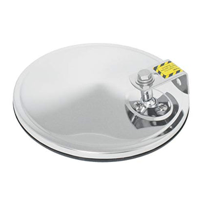 GG Grand General 33341 Stainless Steel 7” Convex Blind Spot Mirror for Trucks, Buses, Utility Vehicles and More – Offset Mount - size: 7", style: Offset-Stainless Steel