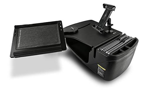AutoExec Reach Car Desk for Your Vehicle Workstation and Mobile Office, Front Seat, Black with 400 watt Power Inverter and Tablet Mount - color: Black, style: 400 watt Power Inverter and Tablet Mount