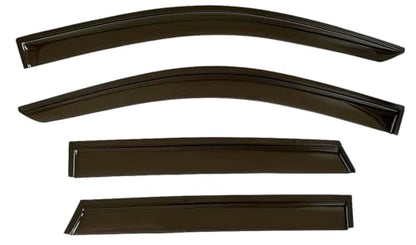 2019-2024 Tape-on Rain Guards for Kia Forte Side Window Deflector Visors EX FE GT LINE LXS Durable Tinted Vent Shade 2020 2021 2022 2023 - size: For Kia Forte 2019-2024