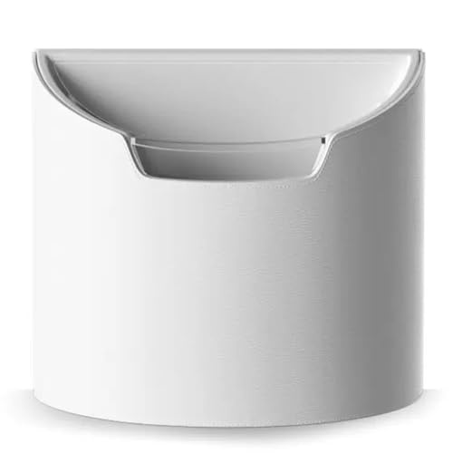 Leakproof Car Trash Can, Mini Car Trash Bin with Removable Liner, Waterproof Automotive Garbage Can for SUV, Truck, Vehicle, Home, Office, Multipurpose, Easy to Clean, White - color: White