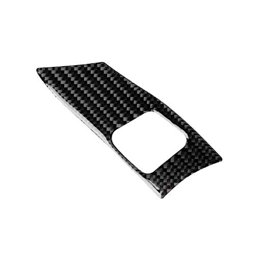 NVCNX Real Premium Carbon Fiber for Lexus IS250 is 250 IS350 2006-2013 2007 2008 2009 2010 2011 2012 / IS250C IS350C 2010-2015 Accessories Car Dashboard Button Frame Cover Interior Trim Sticker 2PCs - color: Steering Wheel Button Frame - A