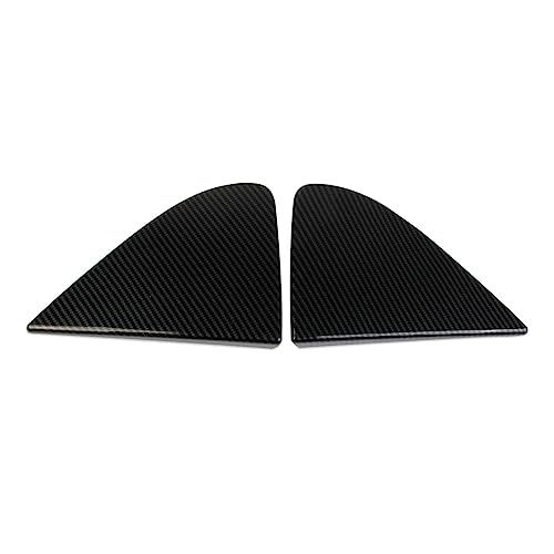 Carbon Fiber Style Front Side Window Triangle Cover Trim Exterior Accessories for 2019-2026 GMC Sierra/Chevrolet Silverado 1500