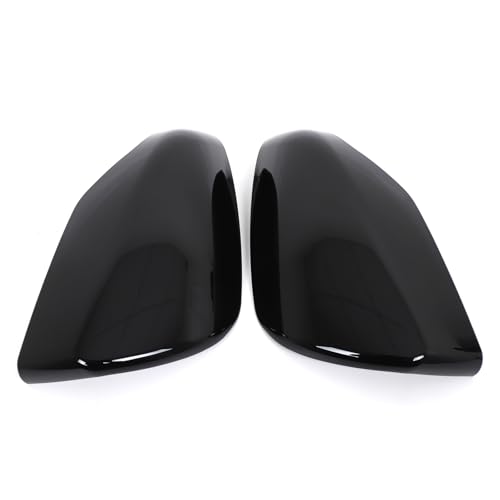 Car Rearview Mirror Cover compatible with Subaru Outback 2021-2025，ABS Exterior Door Side Rearview Mirror protective Cover Cap Decorative Accessories (Piano Black) - color: Piano Black